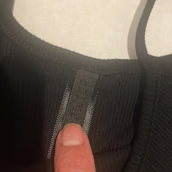 NWOT SKIMS Black Ribbed Long Slip Dress In Black Size XL - Picture 14 of 15